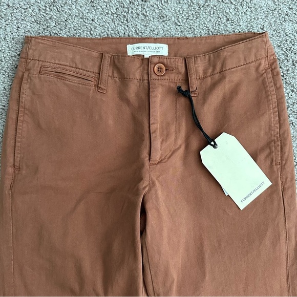 Current/Elliott Pants Womens Size 24 The Captain Slim - Picture 6 of 13